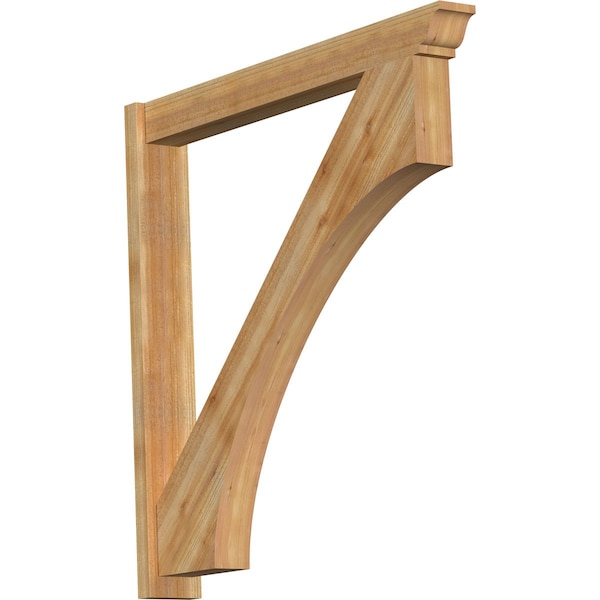 Ekena Millwork Westlake Traditional Rough Sawn Outlooker, Western Red Cedar, 6"W x 48"D x 48"H OUT06X48X48WTL01RWR - main